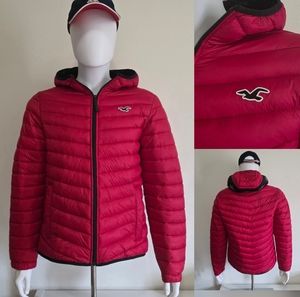 HOLLISTER Puffer Hooded Jacket  Men's Size Medium